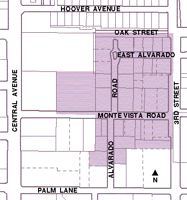 Alvarado Historic District Homes For Sale. Map of Alvarado Historic District Phoenix.  Laura B. Licensed Realtor. Historic Phoenix Homes Specialist.