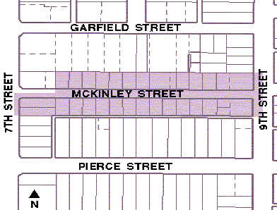 Victoria Place Historic District Map
